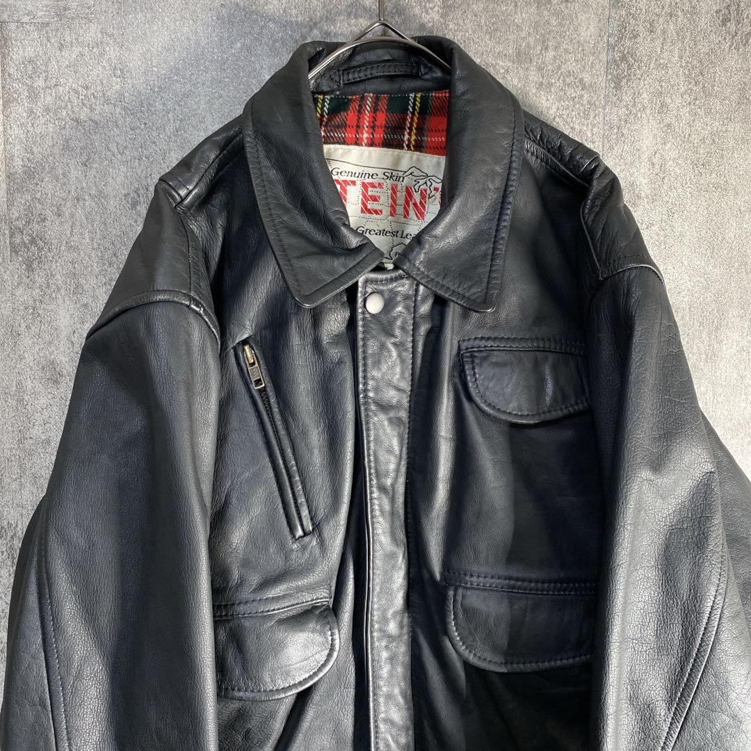 90s USA製ヴィンテージ 本革カウハイド レザージャケット　STEIN’S