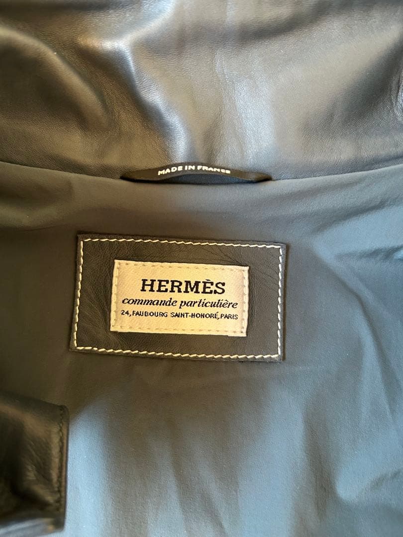 エルメス 国内正規オーダー品 ラムレザー未使用タグ付サイズ48