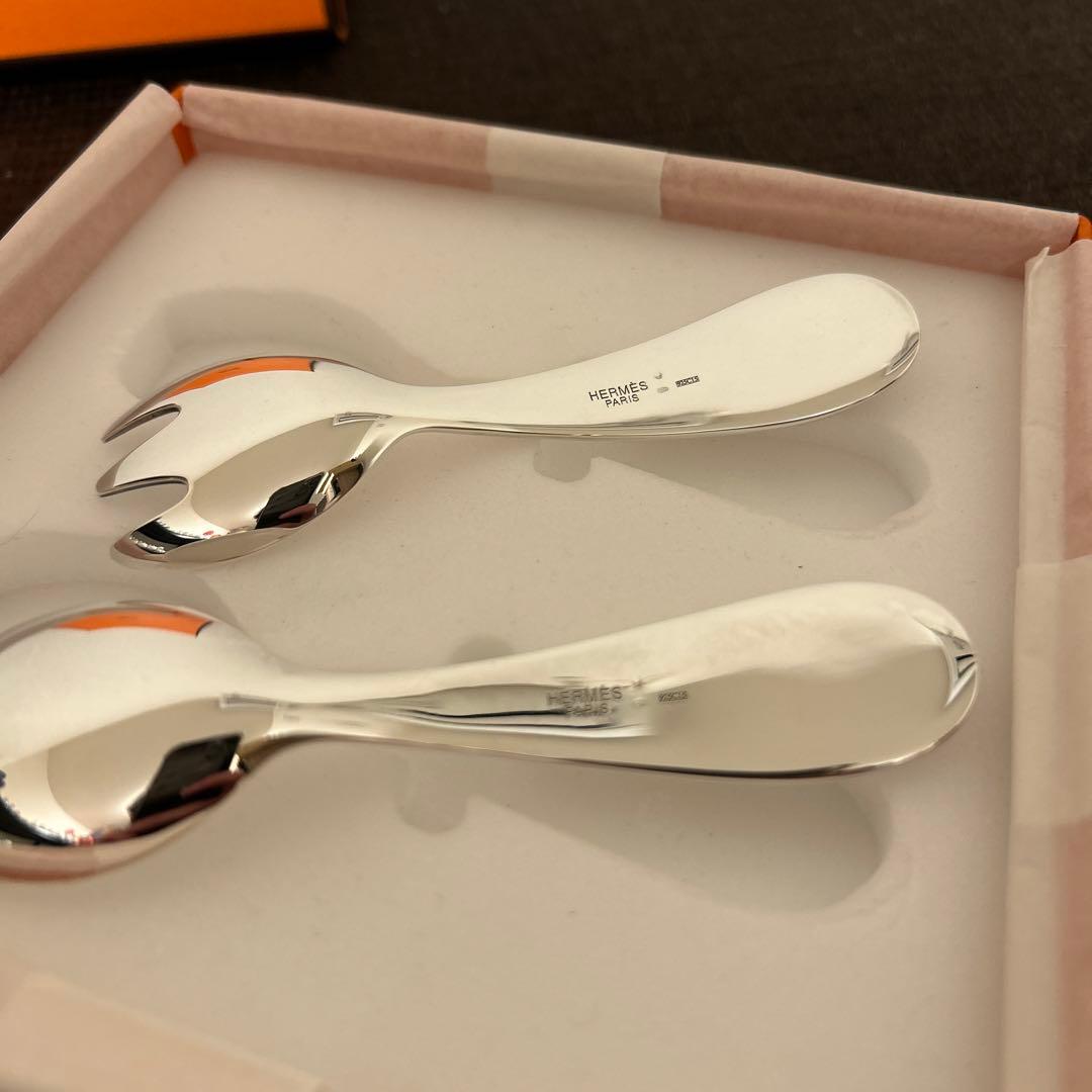 エルメス　アダダ　ベビーカトラリー　シルバーカトラリー　925