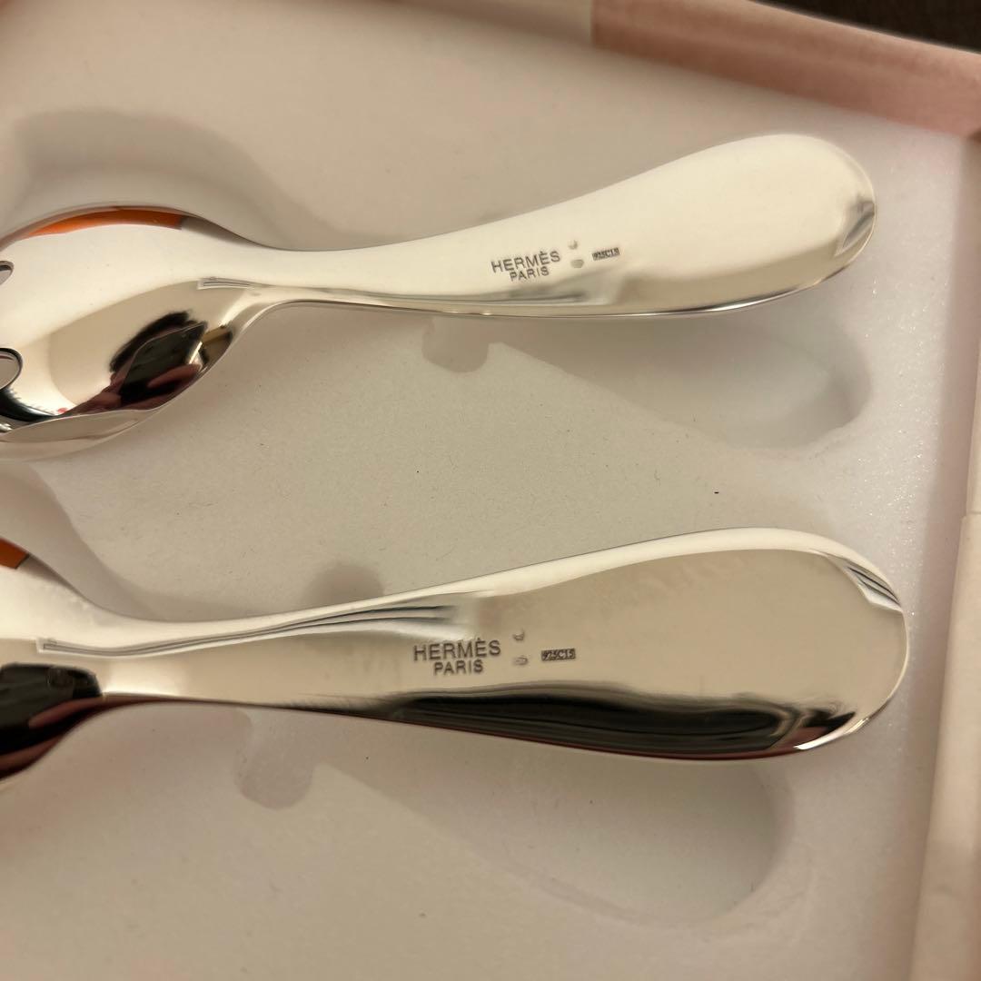 エルメス　アダダ　ベビーカトラリー　シルバーカトラリー　925