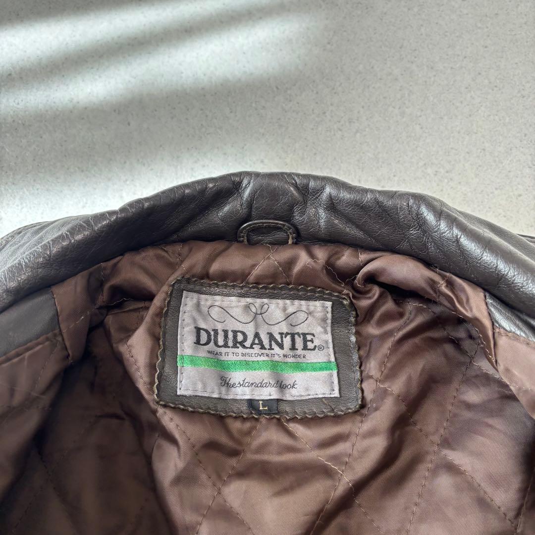 vintage leather jacket A-2 brown L 本革 短丈