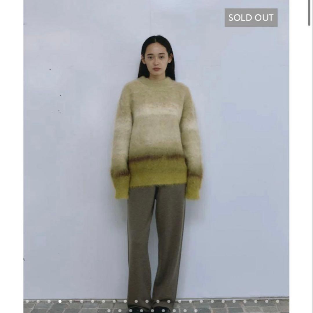 Mohair Jacquard Knit -四季　値札付き