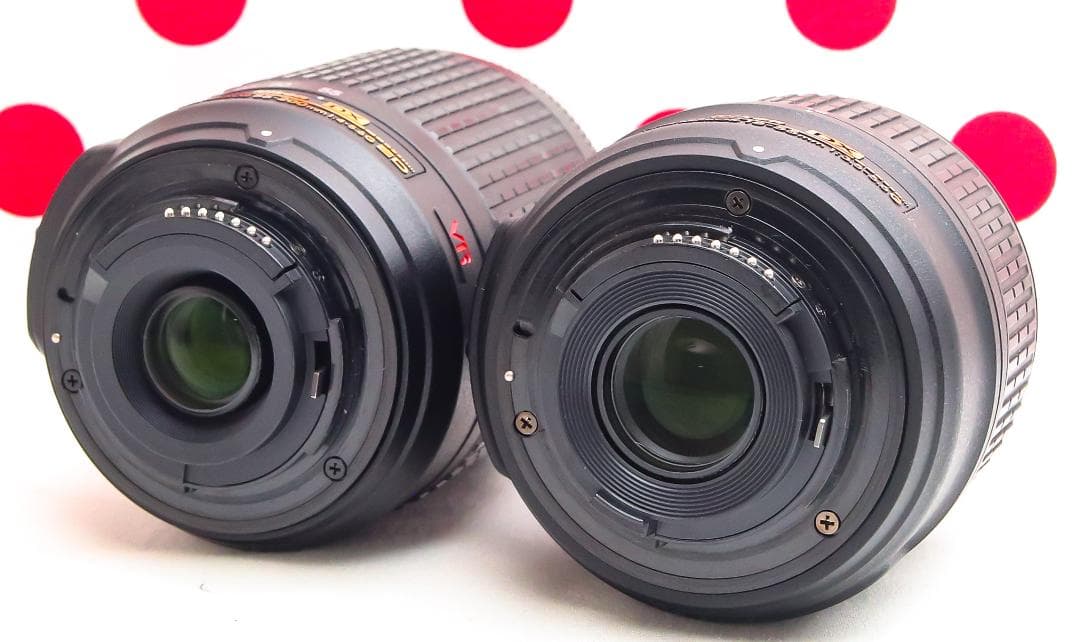 Nikon D5100❤スマホに転送できる！❤自撮り＆動画撮影可❤ダブルレンズ