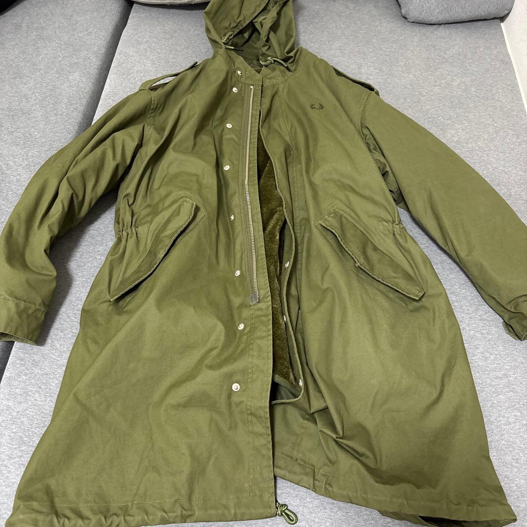 フレッドペリー　モッズコート Fur Lined Fishtail Parka