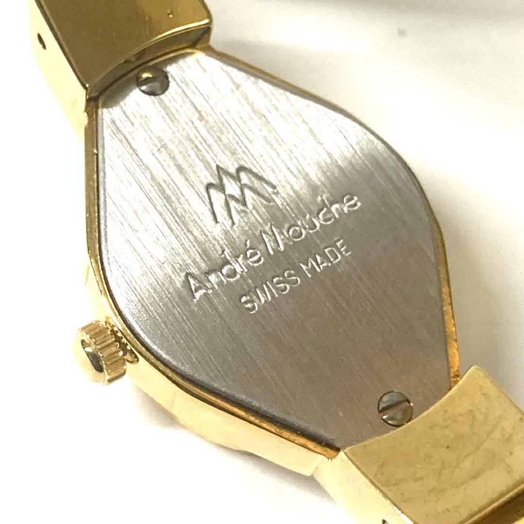 【美品】Andre mouche フラワー バングルウォッチ⭐︎