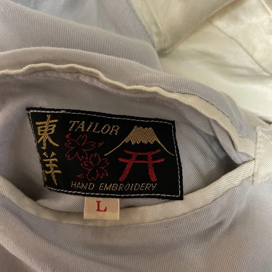 【最終価格】テーラー東洋 枝垂れ桜 鷲 スカジャン L