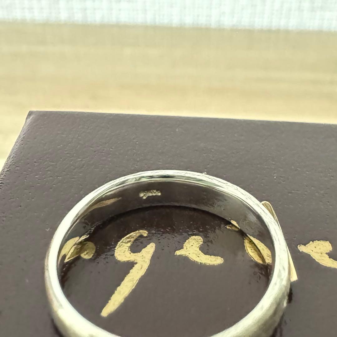 専用 agete シルバーk5 三日月リング