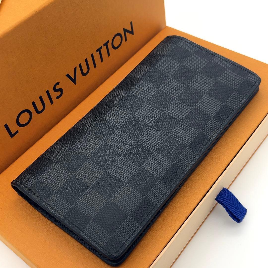 ルイヴィトン グラフィット 長財布 ポルトフォイユブラザ ブラック