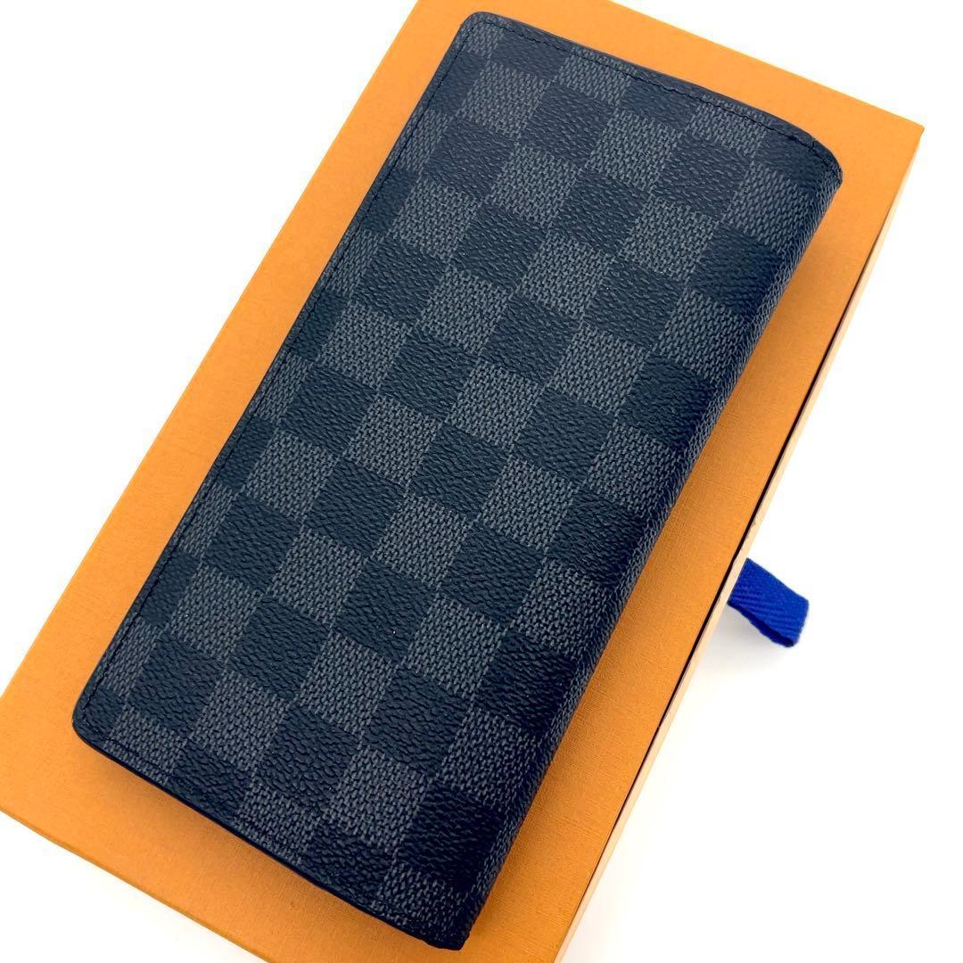 ルイヴィトン グラフィット 長財布 ポルトフォイユブラザ ブラック