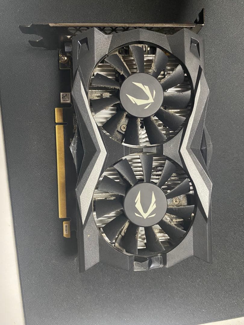 デュアルファン グラフィックボード ブラック gtx1650 super
