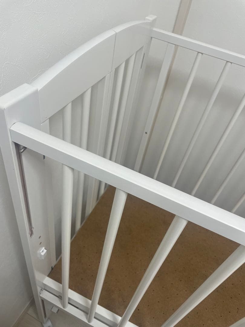 あるちゃん⭐︎石崎家具　日本製ベビーベッド「ミニ ワンタッチハイベッド プ