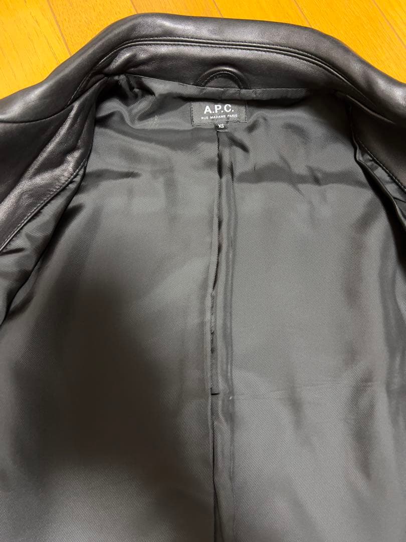 A.P.C モトブルゾン　アーペーセー　レザージャケット　XS APC 美品
