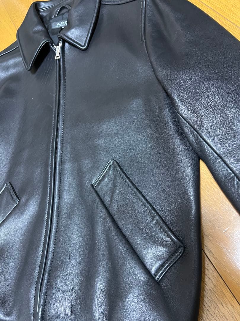 A.P.C モトブルゾン　アーペーセー　レザージャケット　XS APC 美品