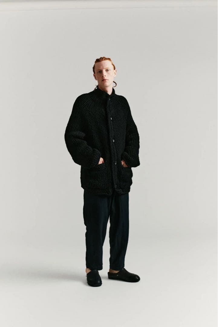 トップス CASEY CASEY CARDIGAN - SO WOOL - BLACK