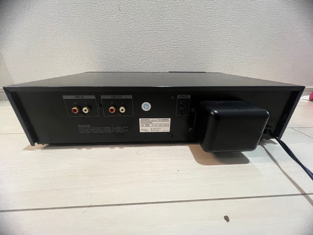 SONY カセットデッキ オーディオ機器　TC-K555ES2 完全ジャンク