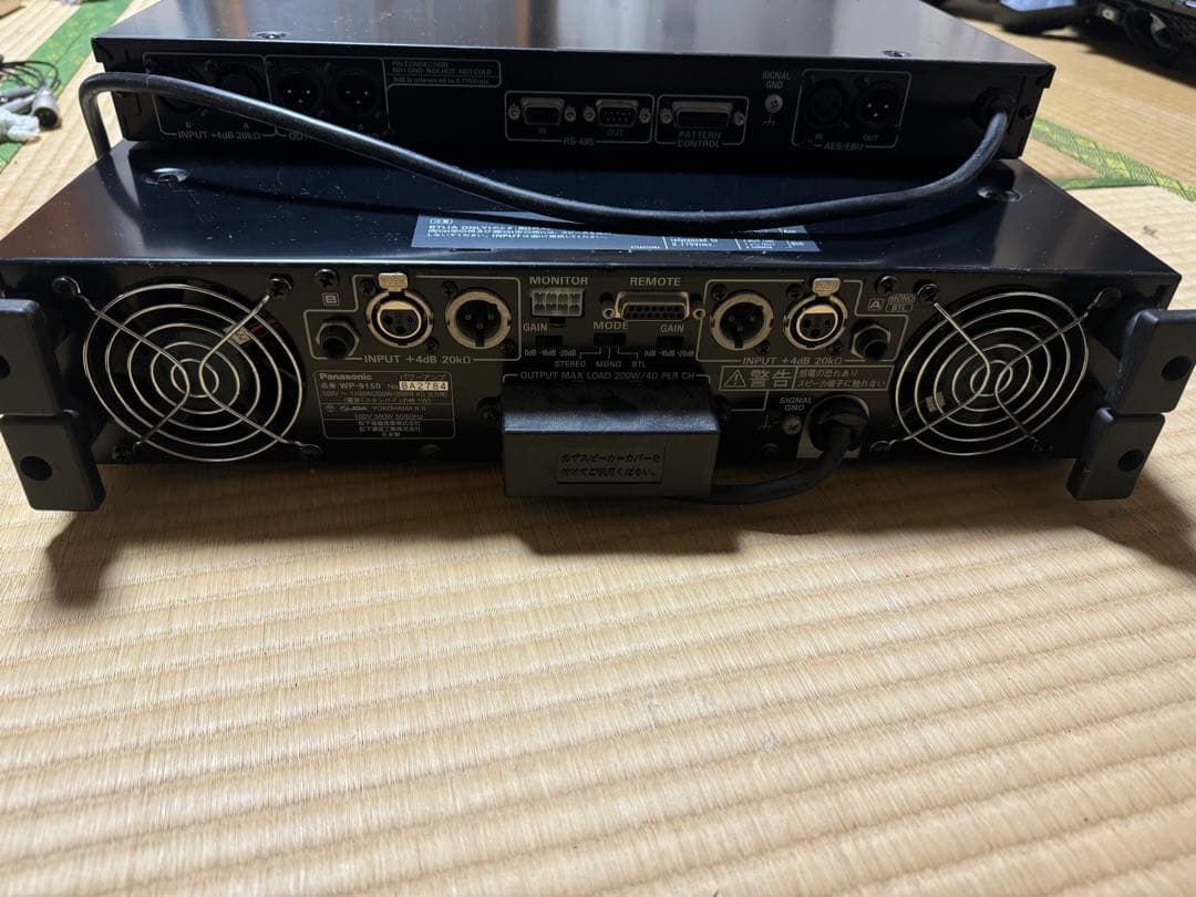 パナソニック ラムサ デジタルマルチイコライザー WP-9150パワーアンプ