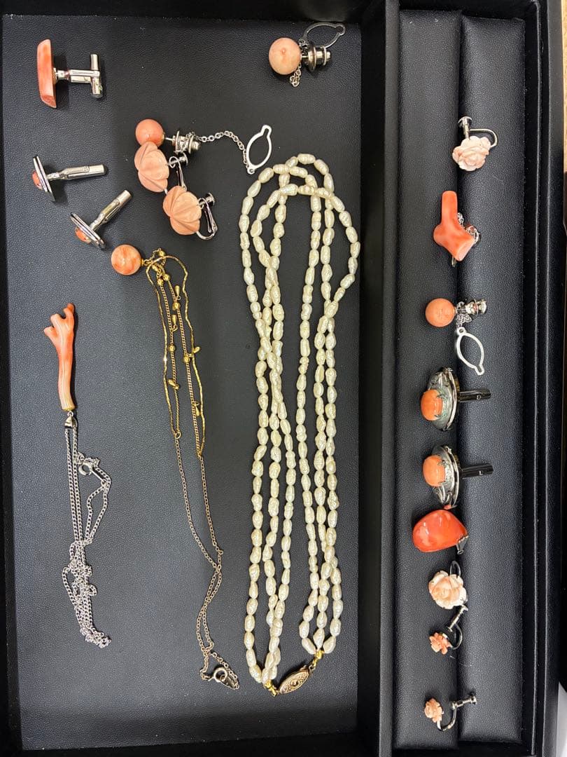 【遺品整理】海洋製品、本真珠、サンゴなど