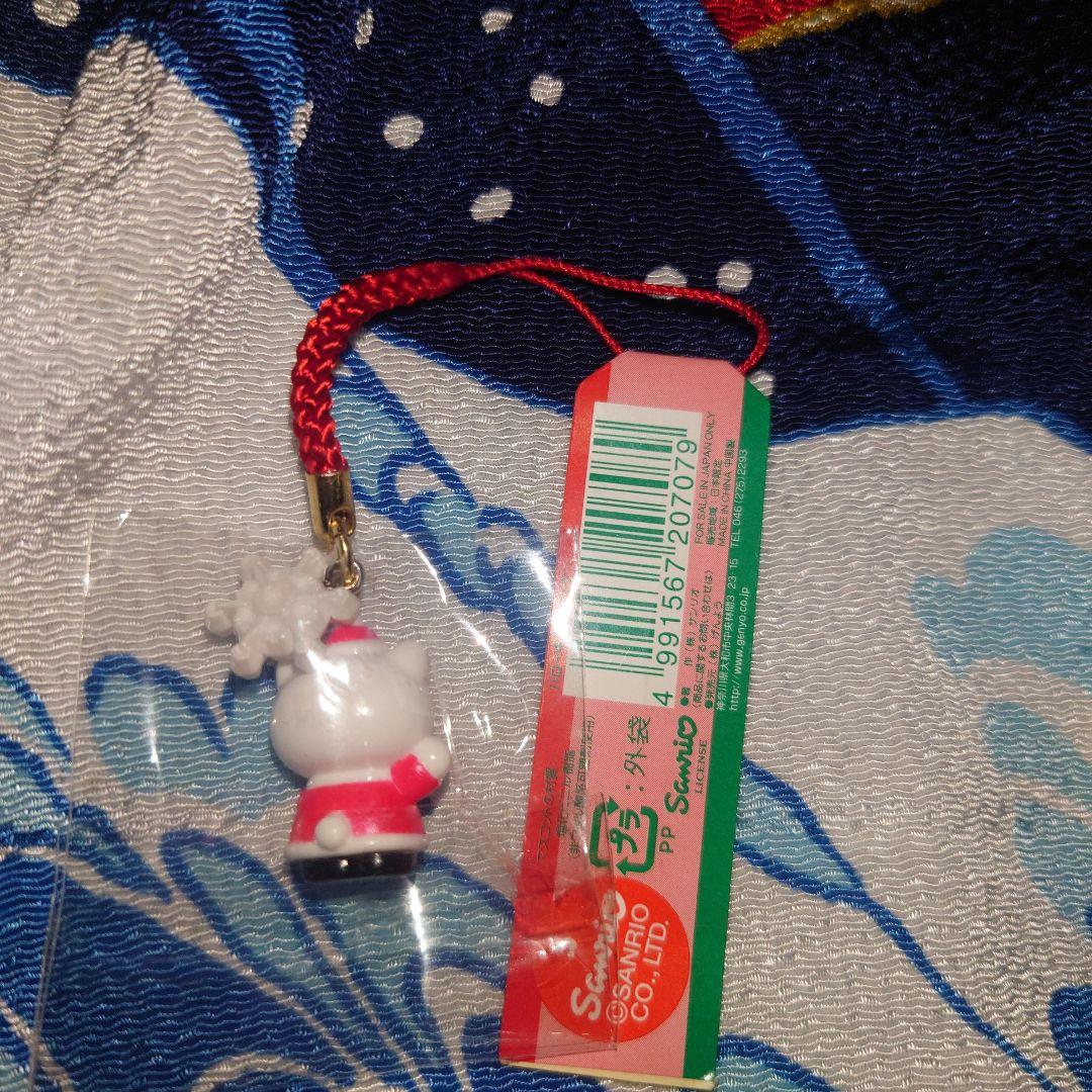 ハローキティ　根付　クリスマス　限定　2002年　雪だるま