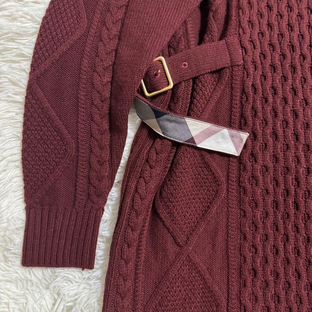 【美品】BLUE LABEL CRESTBRIDGE タートルニットワンピース