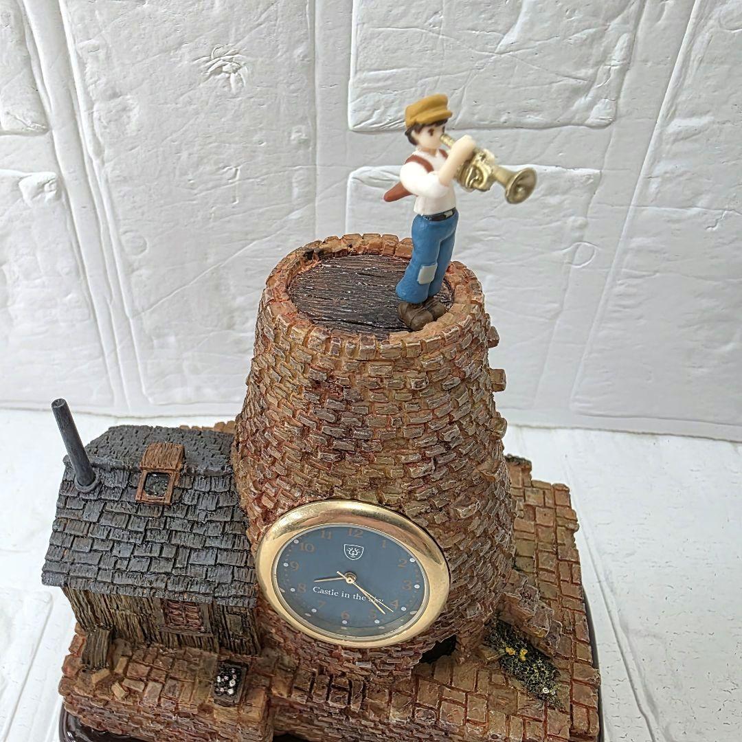 【天空の城ラピュタ】パズーの家　ジオラマ置時計　ベネリック　箱あり　未使用　希少