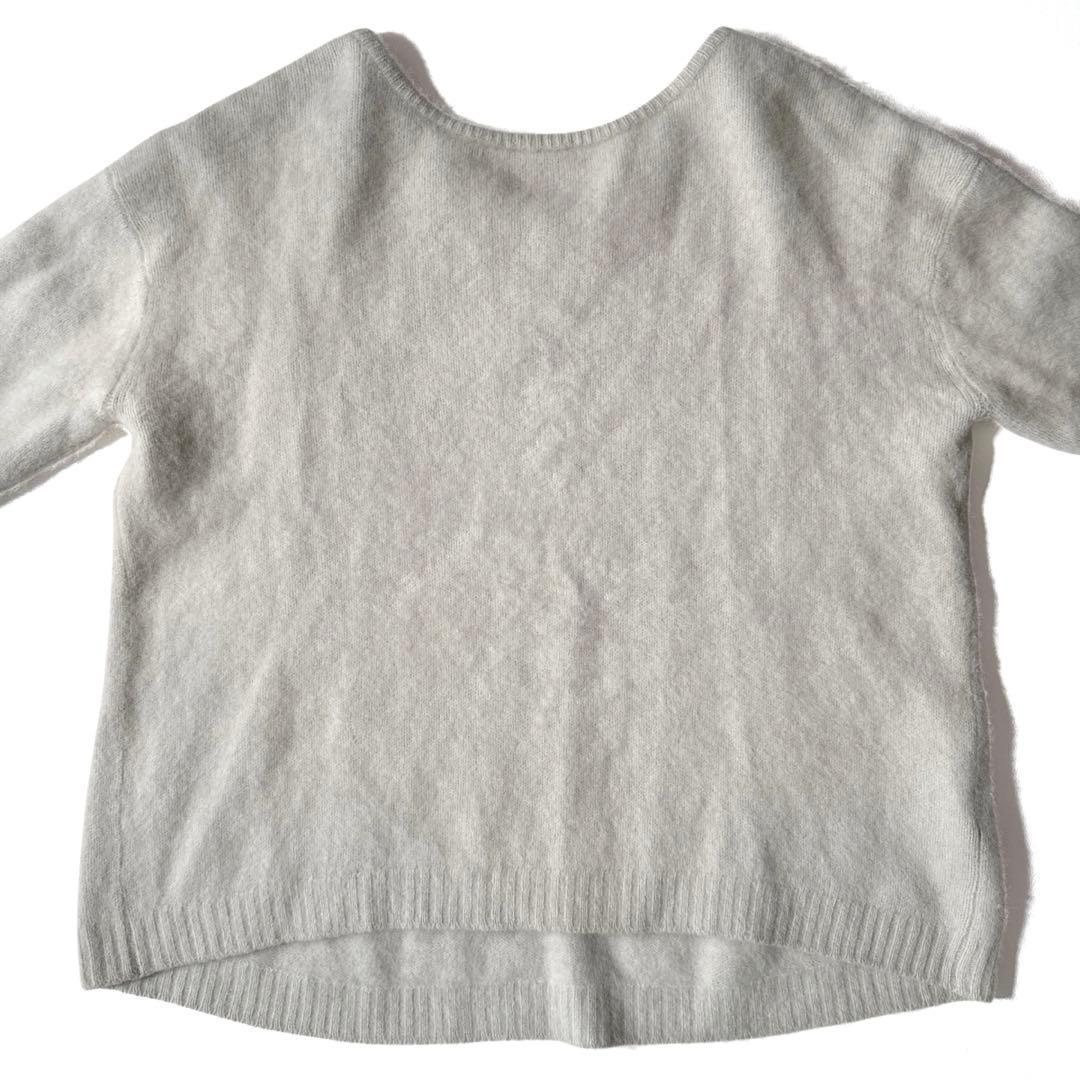 Plage ふわふわ2wayVネックニットプルオーバー　軽量 ニュアンスカラー