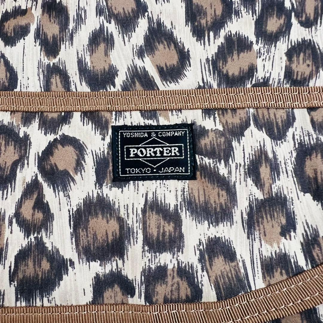 【極美品】ヘッドポーター　メッセンジャーバッグ　豹柄