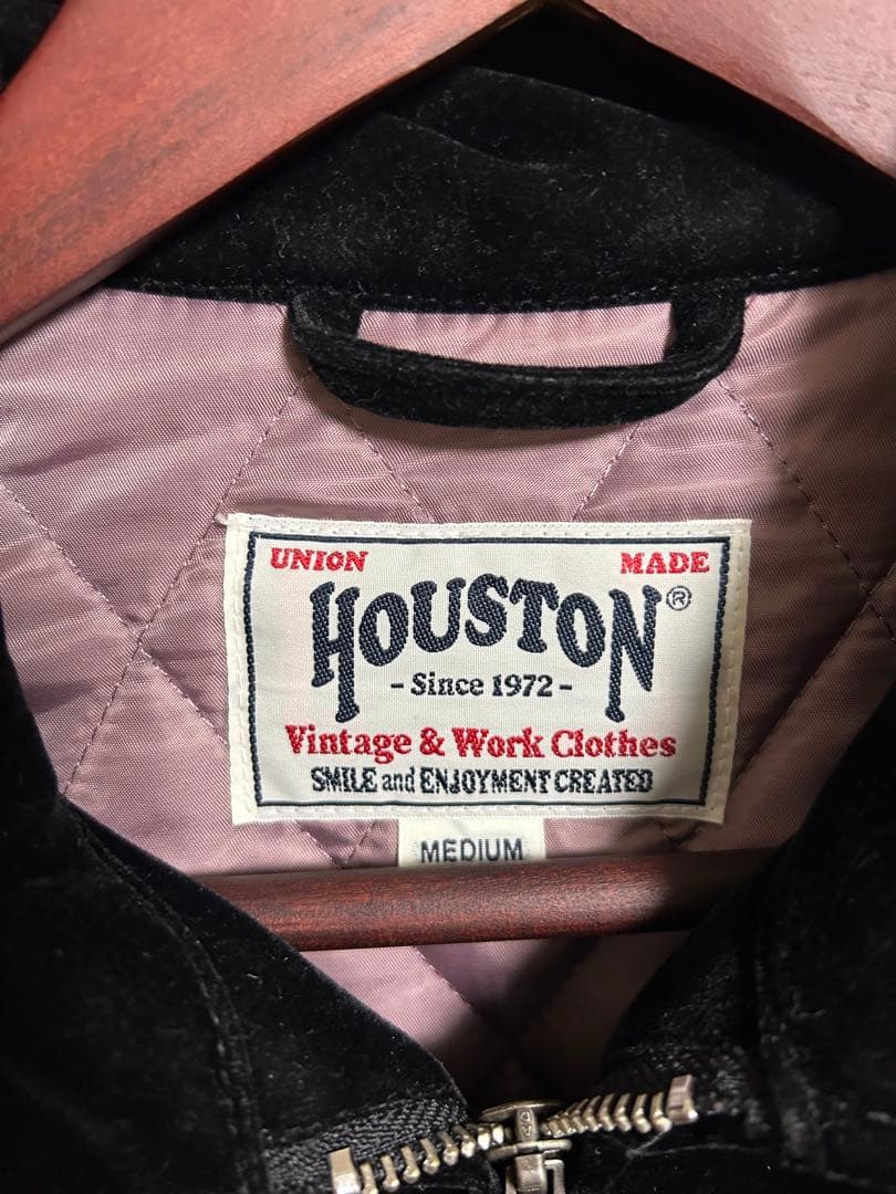 Houston ベルベット ベトジャン M 黒