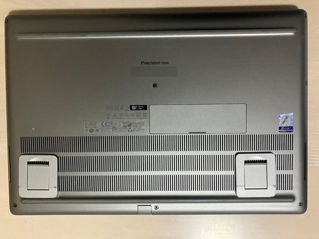 Windowsノート本体 DELL precision 7550 Xeon w-10885m 64gb