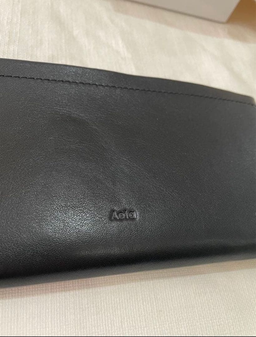 Aeta 長財布　ブラック　新品