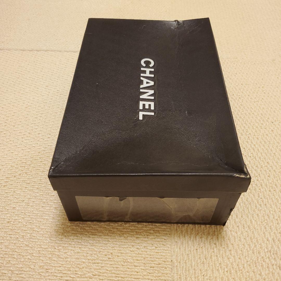 CHANEL 黒 ハイヒール ポインテッドトゥ