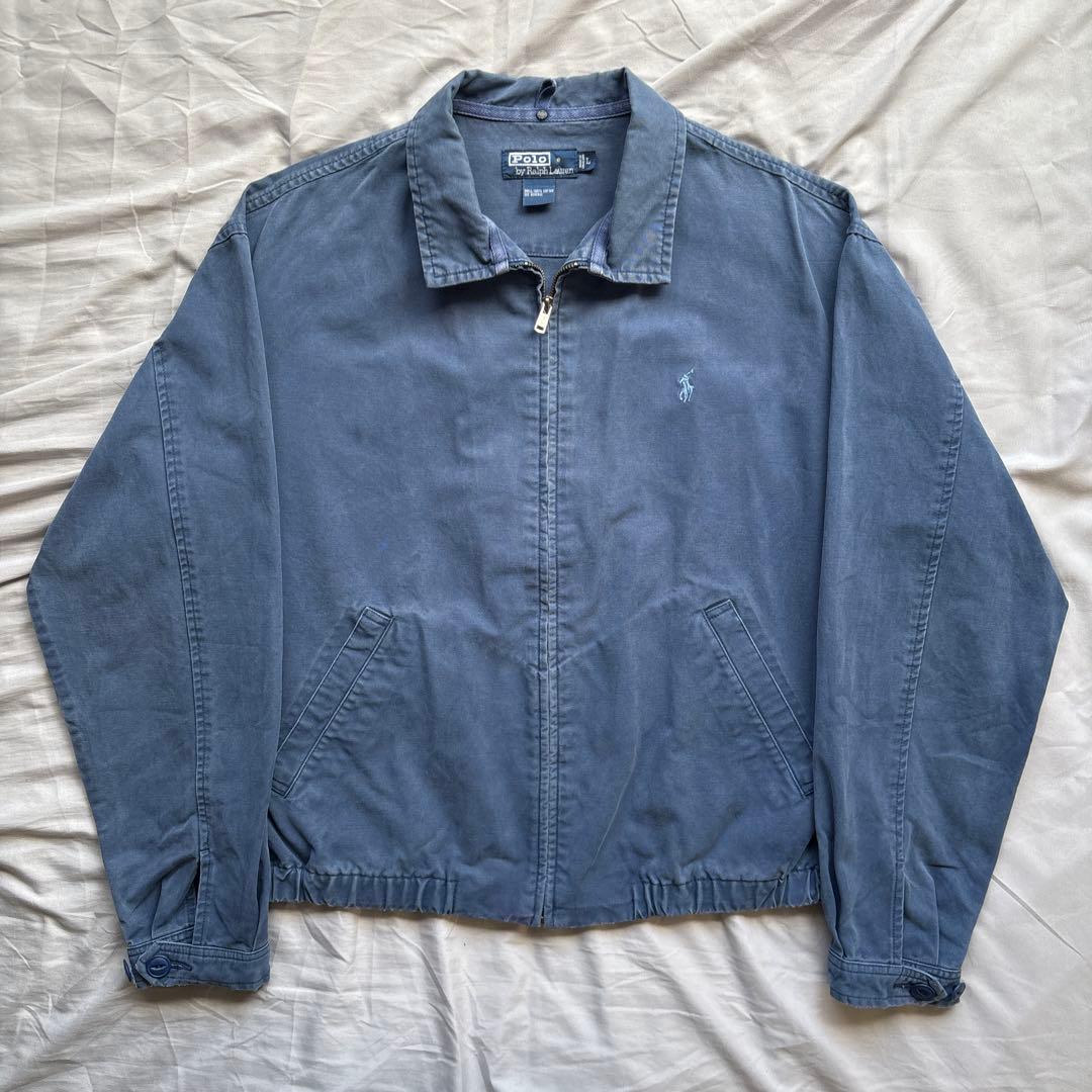 【90s】Ralph Lauren \"ダック生地\" スウィングトップ フェード