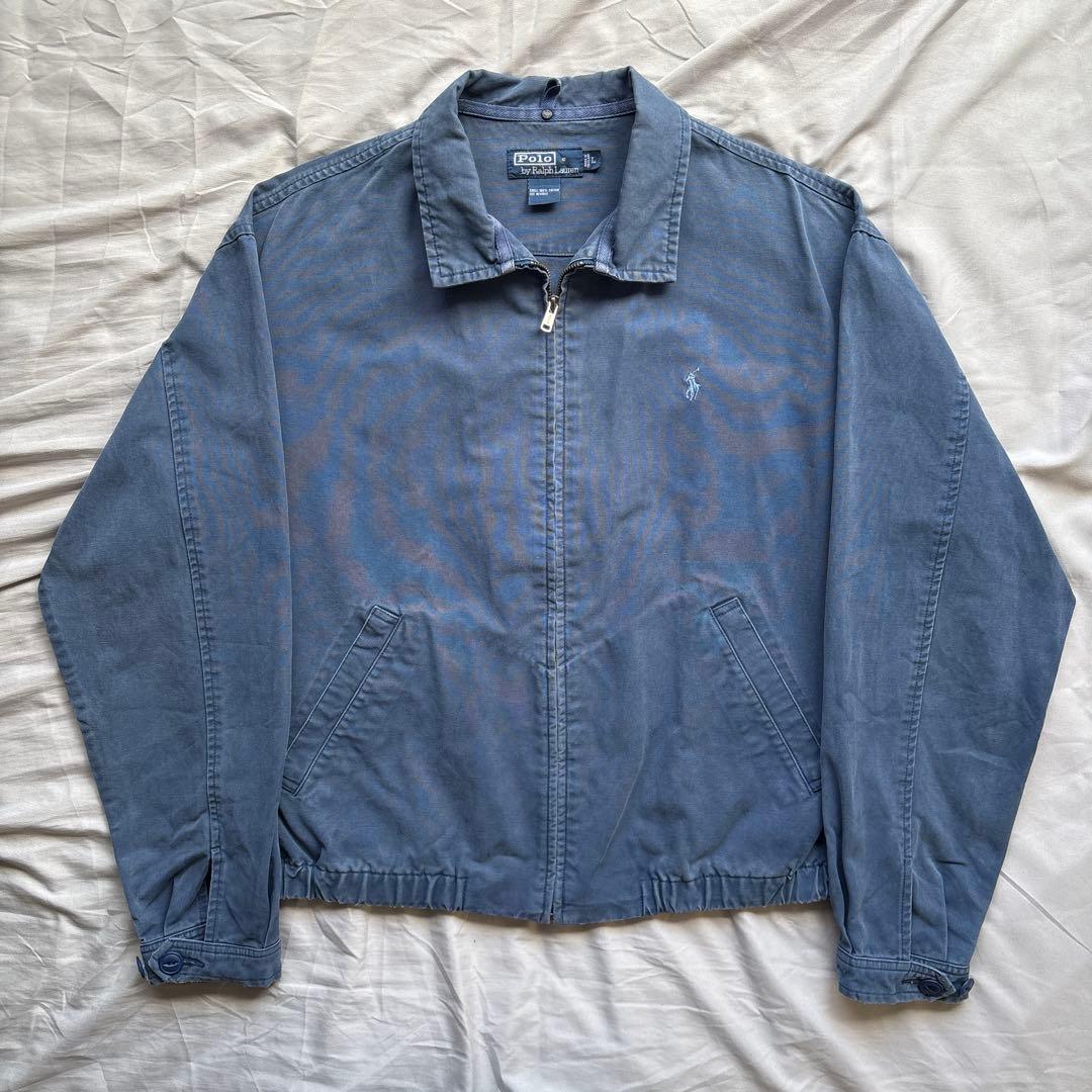 【90s】Ralph Lauren \"ダック生地\" スウィングトップ フェード