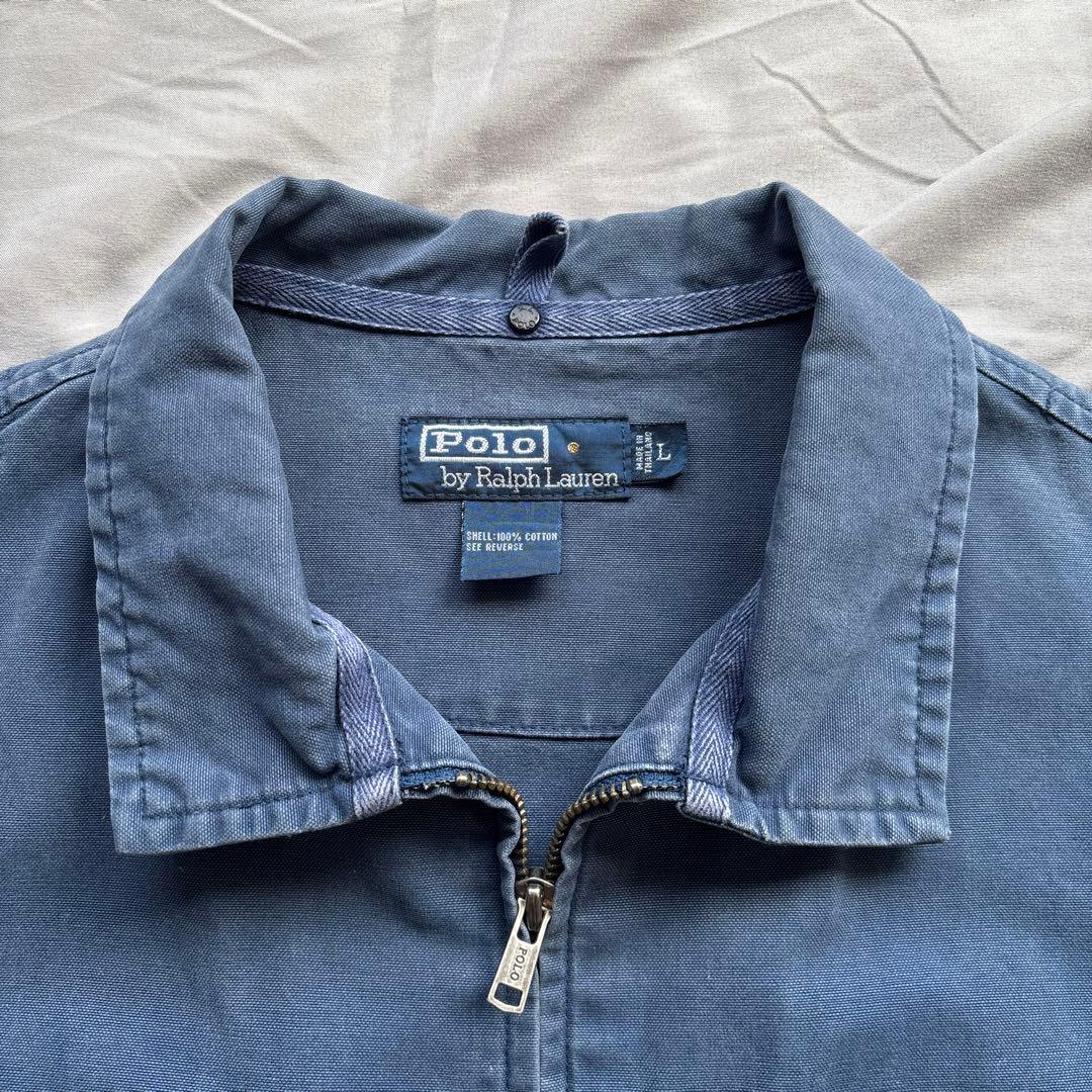 【90s】Ralph Lauren \"ダック生地\" スウィングトップ フェード