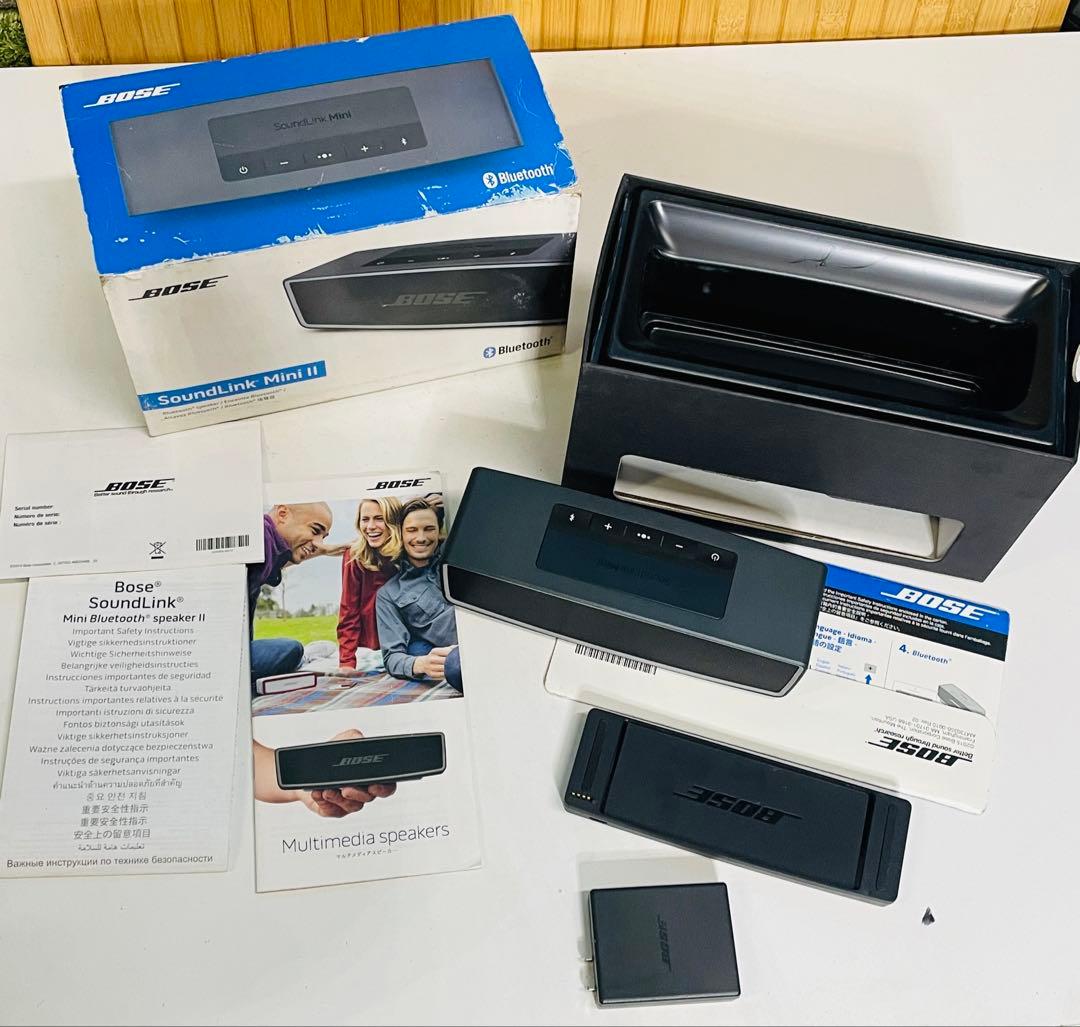 ほぼ新品同様 BOSE Soundlink Mini II 箱と付属品付き