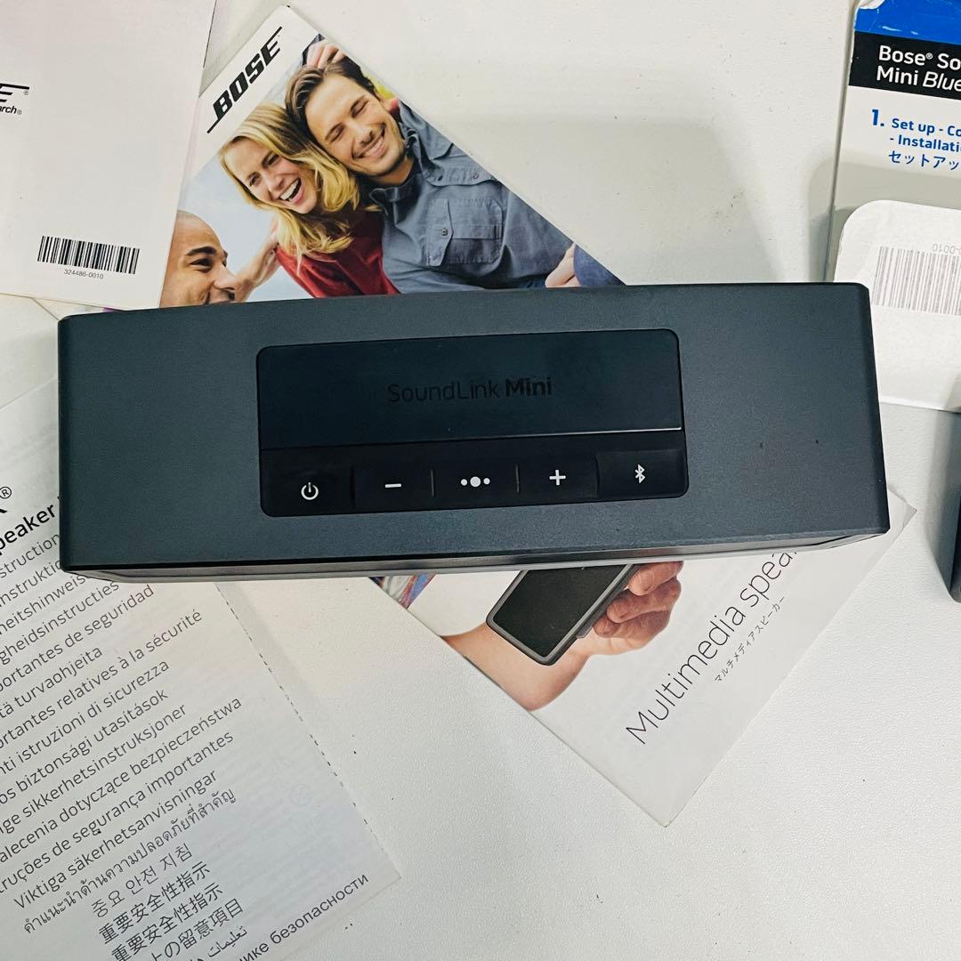 ほぼ新品同様 BOSE Soundlink Mini II 箱と付属品付き