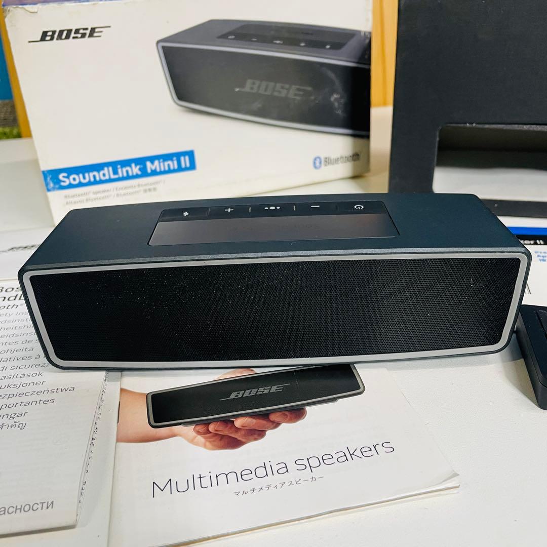 ほぼ新品同様 BOSE Soundlink Mini II 箱と付属品付き
