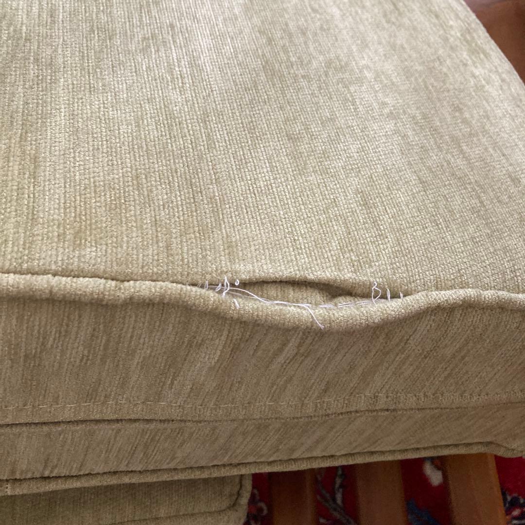 購入者様決まってます！KONISKA チーク無垢材 未使用替えカバー付き