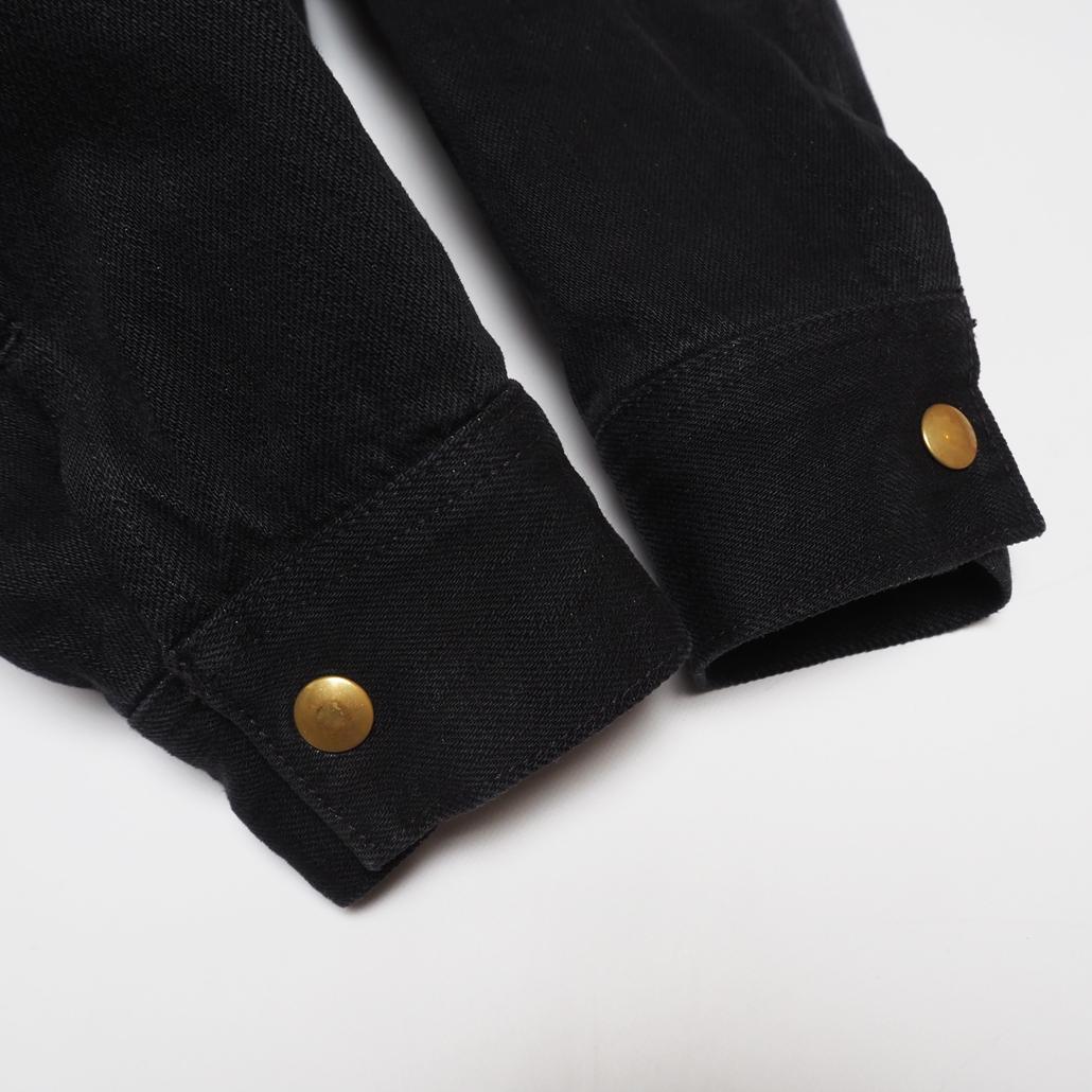 Langlitz Leathers ケブラーライディング ジャケット 黒S 短丈