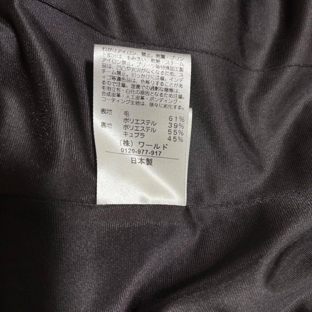 ✨極美品 13/大きいサイズ✨リフレクト パンツスーツ ノーカラー ストレッチ性