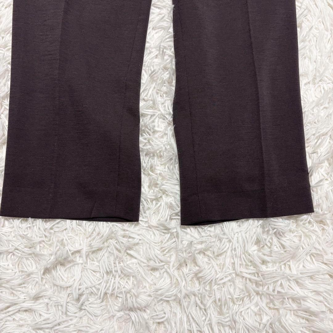 ✨極美品 13/大きいサイズ✨リフレクト パンツスーツ ノーカラー ストレッチ性