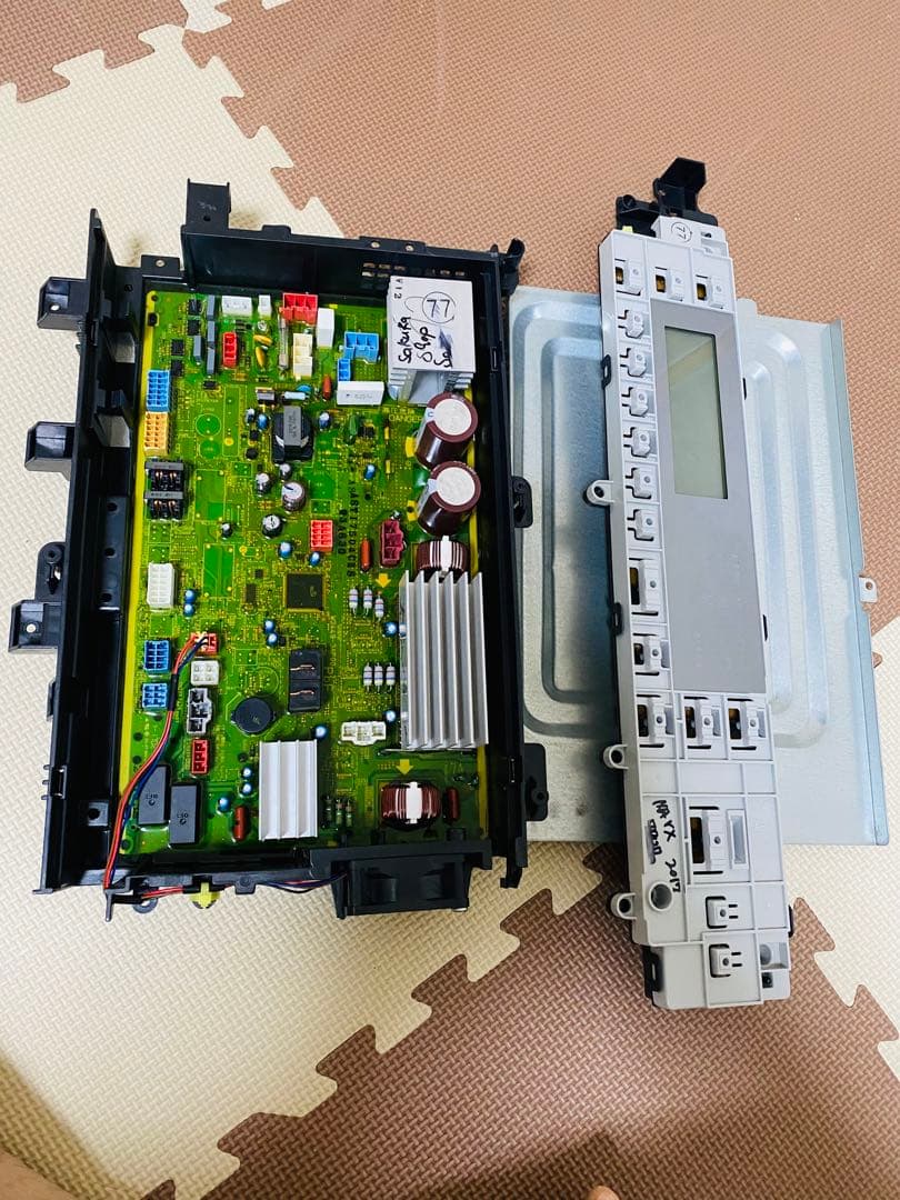パナソニックドラム洗濯機用基板とパネルセットNA-VX7700 2017