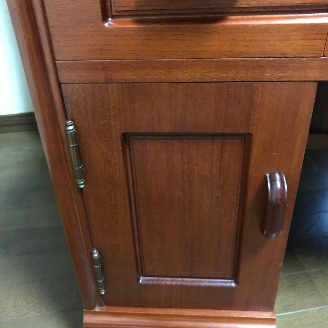 お値下げ⤵️ アンティーク シンプル木製ドレッサー　送料込み　チーク材