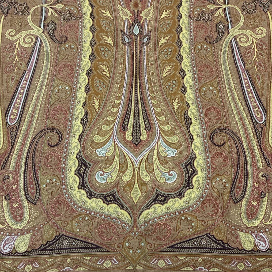 美品✨ETRO エトロ シルク混 ペイズリー イタリア 大判ストール スカーフ
