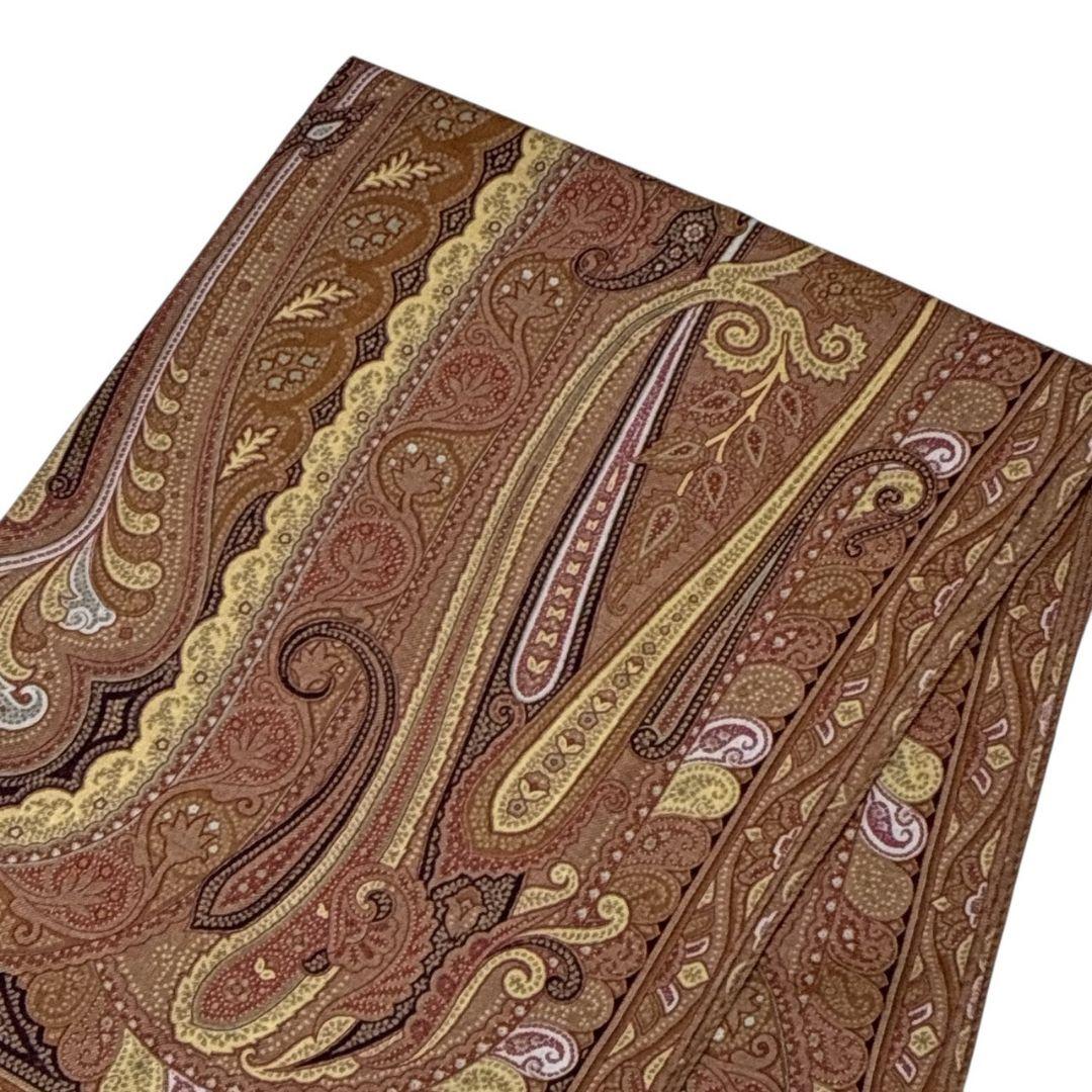 美品✨ETRO エトロ シルク混 ペイズリー イタリア 大判ストール スカーフ