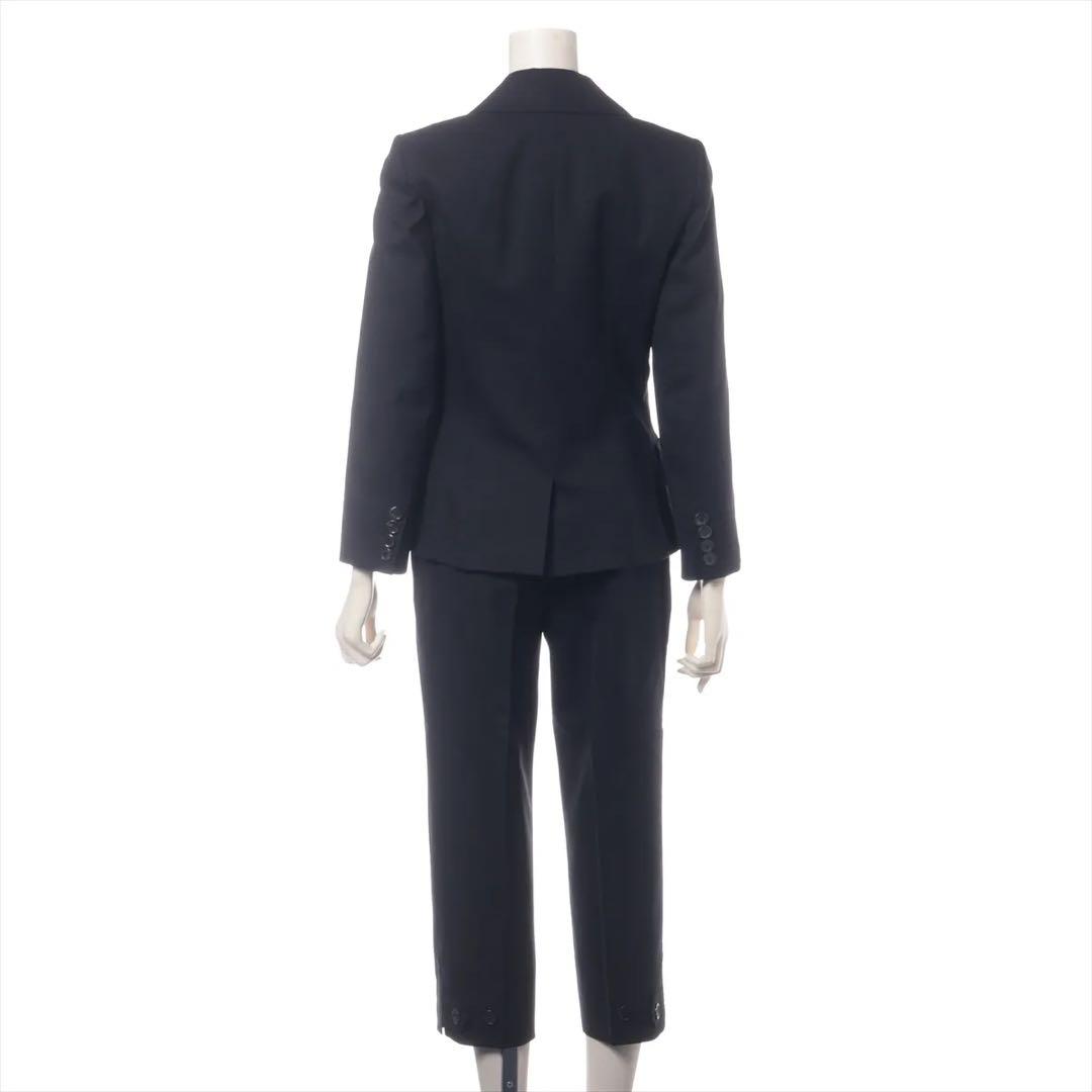ヴィトン 08AW ウール セットアップ 36 ブラック RW082Aレディース