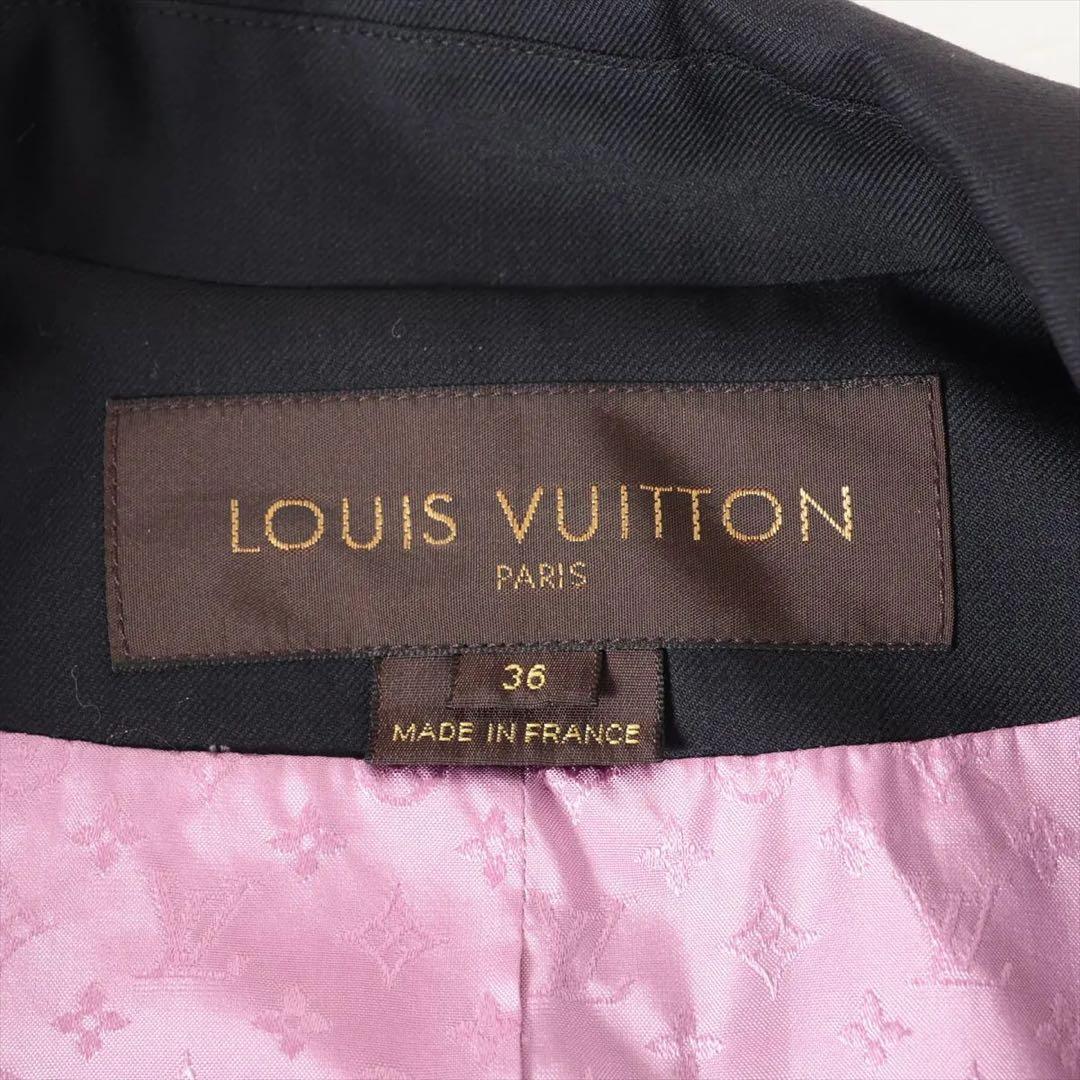 ヴィトン 08AW ウール セットアップ 36 ブラック RW082Aレディース