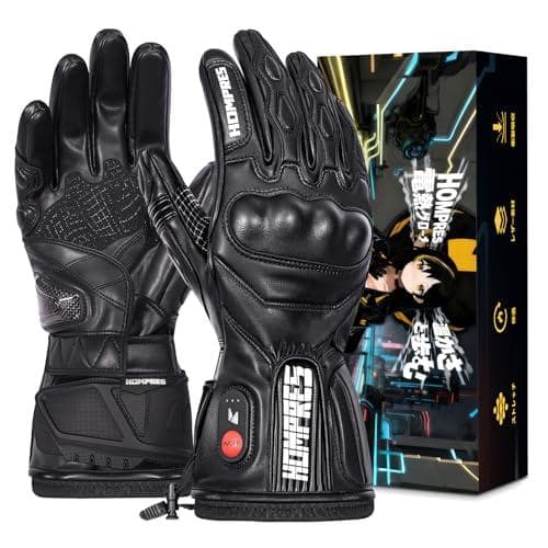 Hompres 革電熱グローブ L サイズ　11.1V両面全体発熱