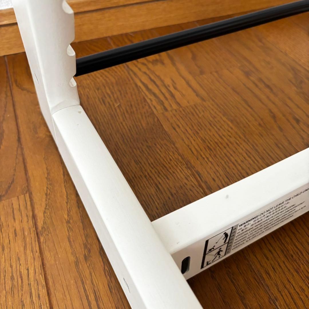 ＊綺麗＊ストッケ　トリップ トラップ　ベビーチェア+ベビーセット　ホワイト①