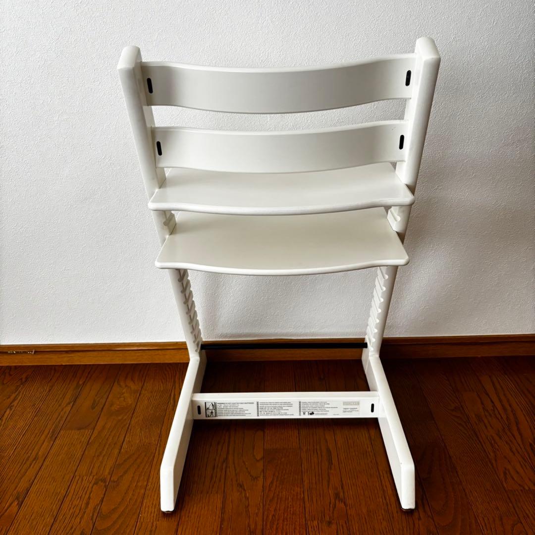 ＊綺麗＊ストッケ　トリップ トラップ　ベビーチェア+ベビーセット　ホワイト①