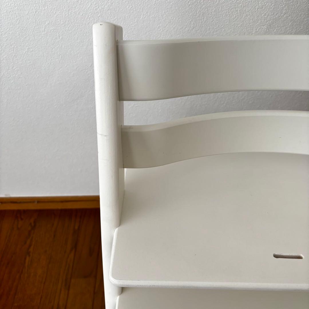 ＊綺麗＊ストッケ　トリップ トラップ　ベビーチェア+ベビーセット　ホワイト①